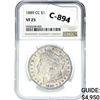 Image 1 : 1889-CC Morgan Silver Dollar NGC VF25