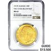 Image 1 : 1927R Albania .9334oz Gold 100 Franga NGC MS62