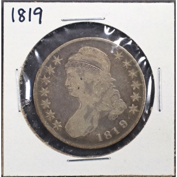 1819 CAPPED BUST HALF DOLLAR VG