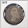 Image 1 : 1819 CAPPED BUST HALF DOLLAR VG