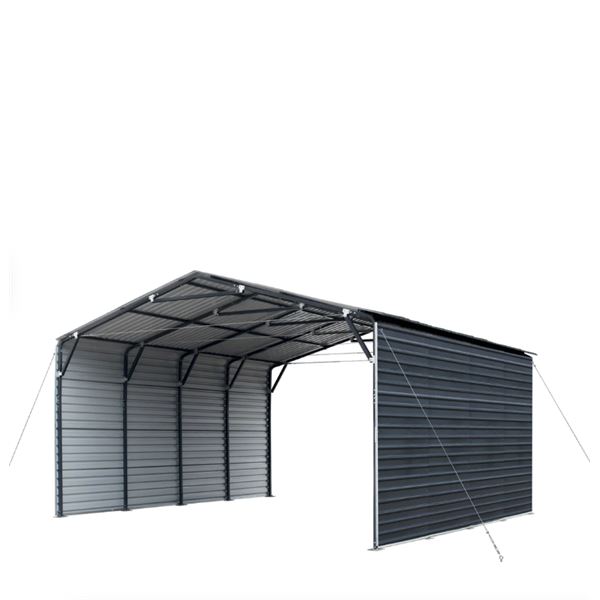 TMG Industrial 20'x20' Metal Garage Carport Shed-Unused