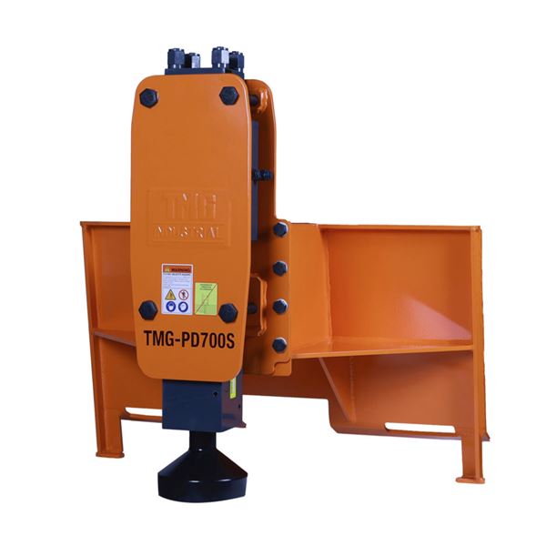 TMG Industrial 8" Skid Steer Hydraulic Post Driver-Unused