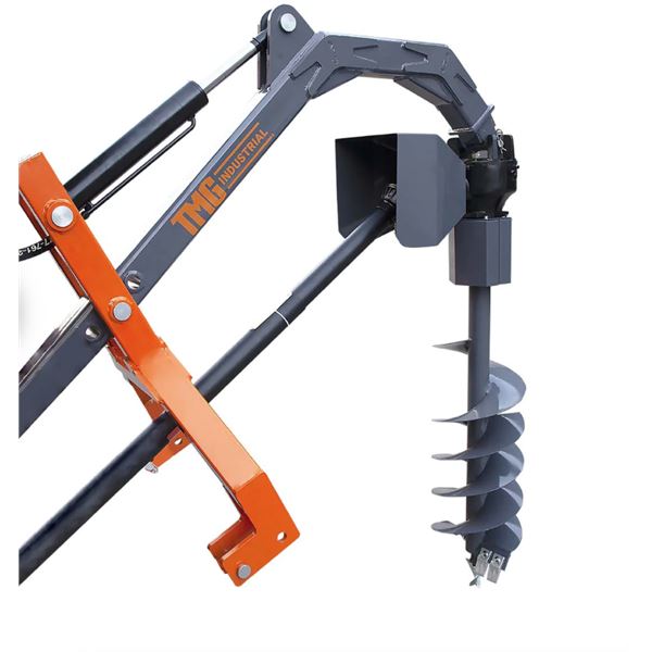 TMG Industrial 48" Hydraulic Assist Post Hole Digger-Unused