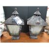 Image 1 : LOT DE 2 LAMPADAIRES EXTÉRIEURS