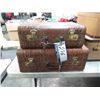 Image 1 : LOT DE 2 VALISES ASSORTIES RÉTRO