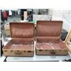 Image 2 : ENSEMBLE DE 4 VALISES RÉTRO