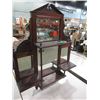 Image 1 : ÉTAGÈRE AVEC MIROIR ANTIQUE