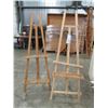 Image 1 : LOT DE 2 CHEVALETS EN BOIS