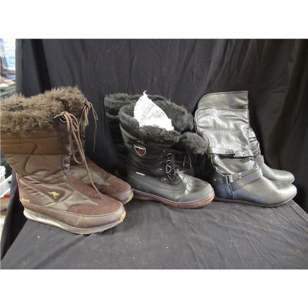 LOT DE 12pr DE BOTTES FEMMES ASSORTIS