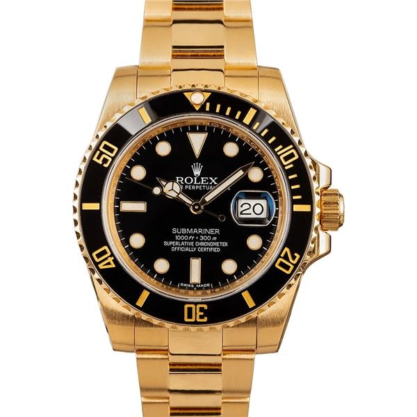 Pre-owned Rolex  Submariner 116618LN