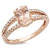 Image 1 : 1.11ct Morganite 14 K Rose Gold Ring