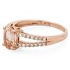 Image 2 : 1.11ct Morganite 14 K Rose Gold Ring