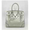 Image 1 : Ralph Lauren Silver Leather Rickey Bag