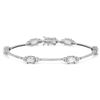 Image 1 : 6.2ct Kunzite 14 K White Gold Bangles
