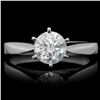 Image 1 : 14k White Gold 1.05ct Diamond Ring