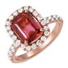 Image 1 : 2.11ct Pink Tourmaline 14 K Rose Gold Ring
