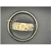 Image 2 : Lot of two Sterling Bracelets with one 14k Gold eagle Design Total 41gr