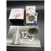 Image 2 : 2009 Special Edition Proof Silver Dollar-100th Anniversary of the Montreal Canadiens and one 2017 12