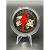 Image 1 : 2008 25 Cents Coloured coin- Northern Cardinal