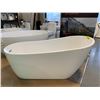 Image 1 : UPC WHITE CERAMIC HIGH BACK BATHTUB