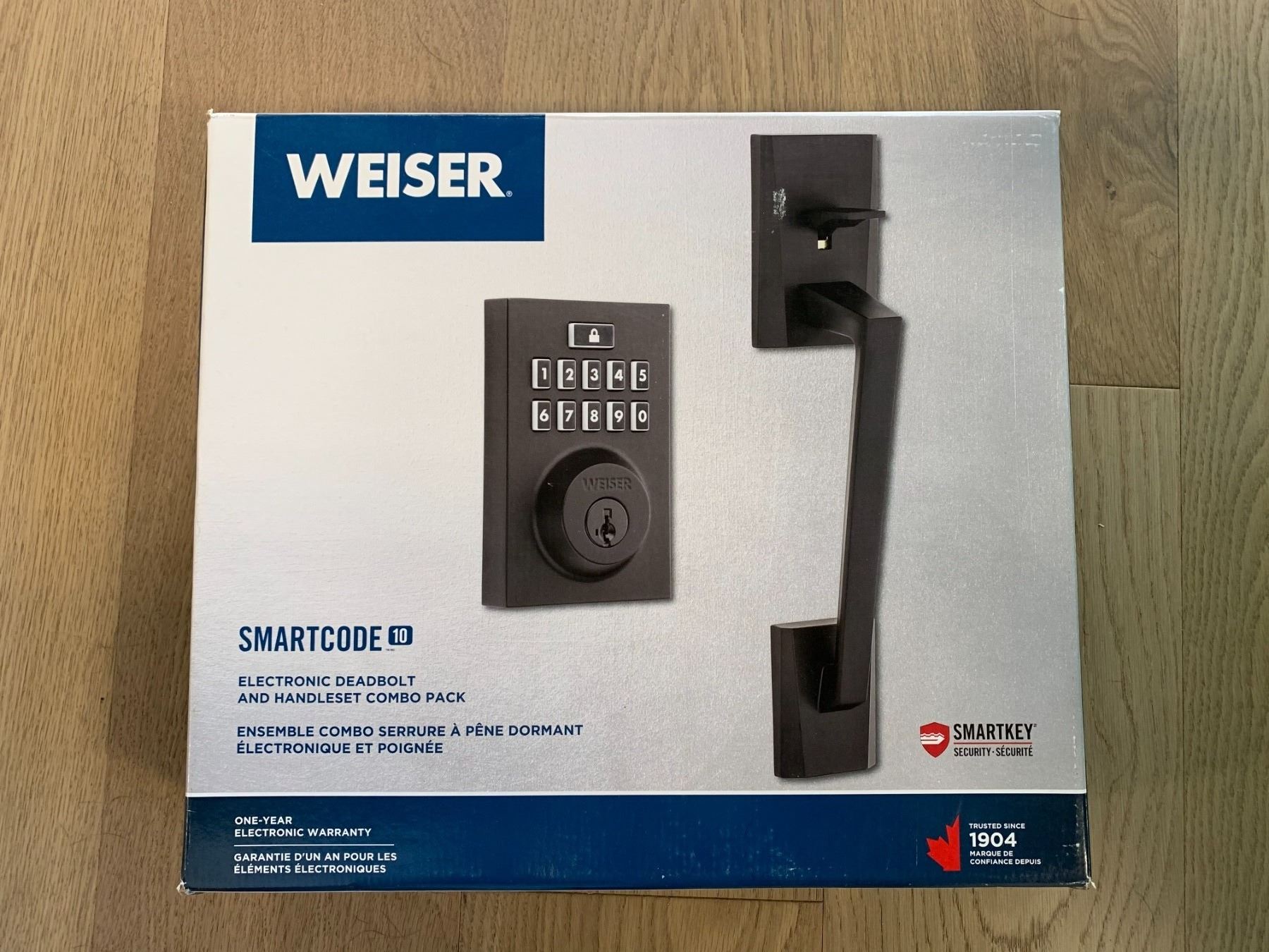 Reprogramming Weiser Smartcode WEISER SMARTCODE 10 ELECTRONIC DEADBOLT & HANDLE SET COMBO PACK - Able ...