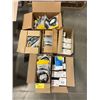 Image 1 : 6 BOXES OF 15 FLOOR HEATING THERMOSTATS & HEXHEAT 2M POWER CABLES