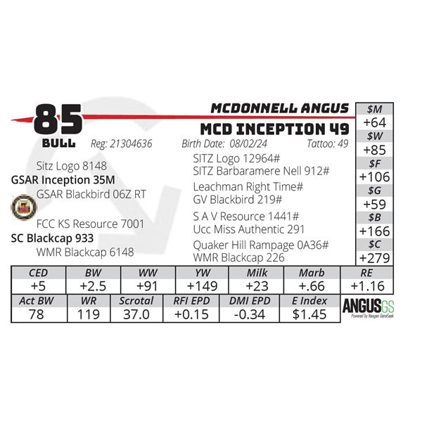 MCD INCEPTION 49
