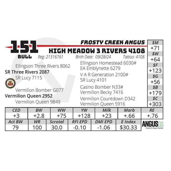 HIGH MEADOW 3 RIVERS 4108