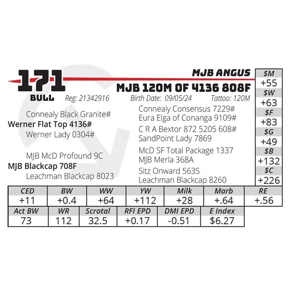 MJB 120M OF 4136 808F