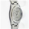 Image 5 : Rolex Mens Stainless Steel Gray Roman 36MM Datejust Wristwatch With Box