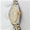 Image 6 : Rolex Mens Datejust 36 Champagne Linen Index Yellow Gold Fluted Wristwatch