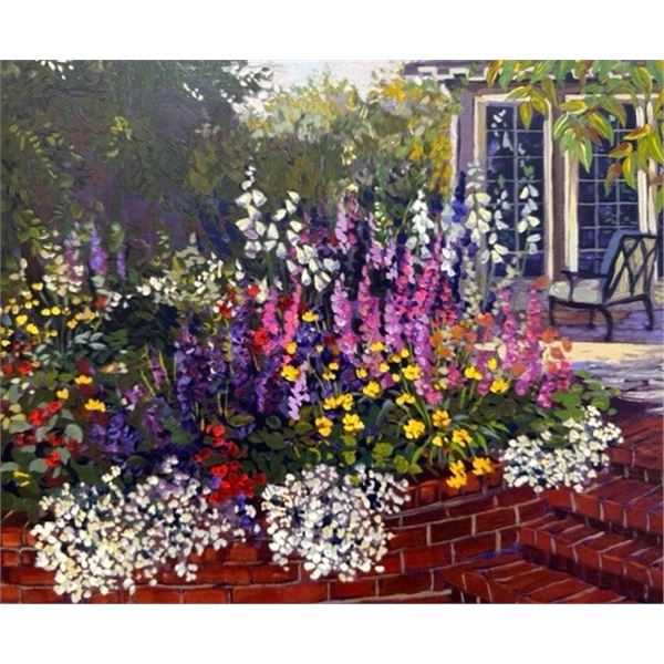 Red Brick Garden by John Powell