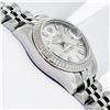 Image 4 : Rolex Stainless Sapphire Quickset 26MM Silver Index Datejust Wristwatch