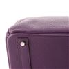 Image 5 : Hermes Birkin Handbag Purple Clemence with Palladium Hardware 40