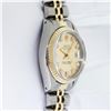 Image 5 : Rolex Ladies Quickset 2 Tone Factory Champagne Diamond 26MM Datejust Wristwatch