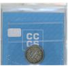 Image 2 : 1870 Wide 0 Canadian Silver 10 Cents. CCCS certified & graded VG-10, Cleaned. Scarce Wide 0 Variety.
