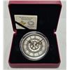 Image 1 : 2017 $50 Peace Tower Clock. 90th Anniversary of this iconic clock. The 2 gears are crafted from copp