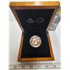 Image 2 : 2015 $20 Master of the Sky: Canada Goose. Scalloped Edges. Proof with Ultra Heavy Cameo. 99.99% pure