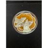 Image 3 : 2017 $20 Master of the Land: Timber Wolf. Scalloped Edges. Proof with Ultra Heavy Cameo. 99.99% pure
