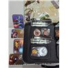 Image 4 : Complete Set of 4 Marvel Comics 1 ounce coins plus 4 coloured pins. Includes Captain America, Thor, 