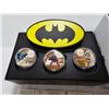 Image 2 : Complete set of 3 2016 $20 DC comics originals : Batman, superman & wonder woman. Batman soaring abo