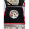 Image 2 : 2016  15 Lunar calender, year of the monkey. Scalloped edges. 99.99% pure silver. Proof with ultra h