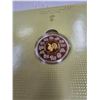 Image 4 : 2005 $15 Lunar calender: year of the rooster. . Gold plated proof with ultra heavy cameo. Sterling s