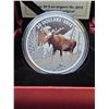 Image 4 : 2015 $20 The Majestic Moose. Colourized. Proof with Ultra Heavy Cameo. 99.99% pure Silver. Housed in