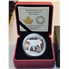 Image 2 : 2015 Canadian Dinosaurs: Albertosaurus. Proof with Ultra Heavy Cameo. 99.99% pure Silver. Housed in 