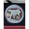 Image 3 : 2015 Canadian Dinosaurs: Albertosaurus. Proof with Ultra Heavy Cameo. 99.99% pure Silver. Housed in 