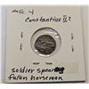 Image 2 : AE4 Constantius II Soldier spearing fallen horseman