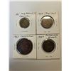 Image 1 : Lot of 4 Medallions:  1911 King Edward VII Coronation, 1929 50 Yrs Confederation, 1939 Royal Visit, 