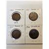 Image 6 : Lot of 4 Canada Large Pennies:  1913 - 1916
