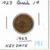 Image 1 : 1923 KEY DATE Canada 1¢